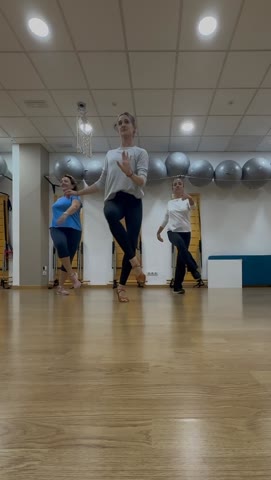 A private session working through choreography together